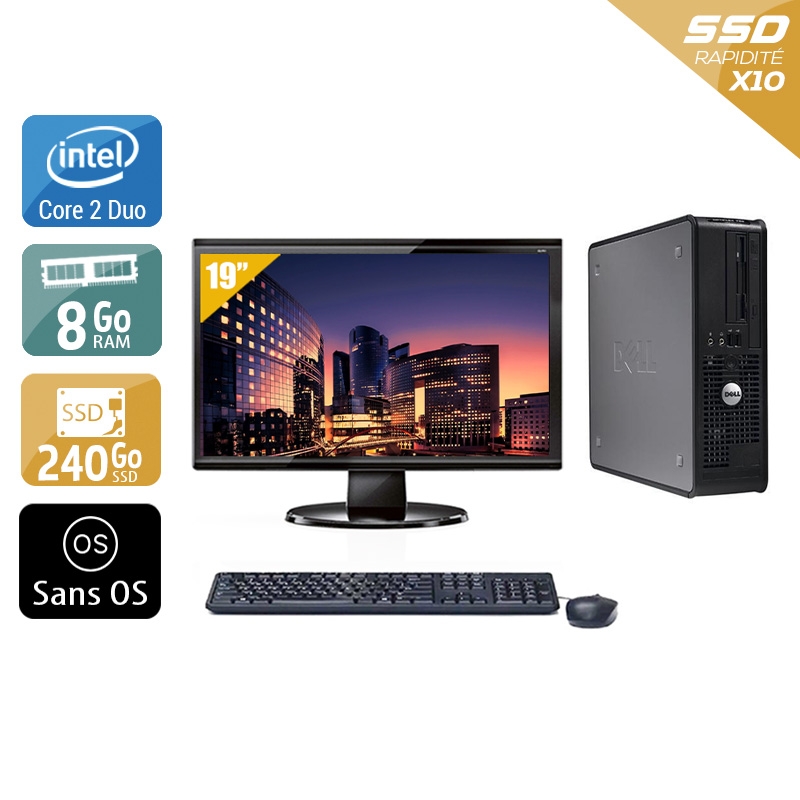 Acheter Dell Optiplex 380 Tower Core 2 Duo + Écran - 19'' 8Go RAM 240Go SSD Sans OS Bon étatOccasion certifiée reconditionnée Bon état - 224,17 € Dell Optiplex 380 Tower Core 2 Duo + Écran - 19'' 8Go RAM 240Go SSD Sans OS Bon étatOccasion certifiée reconditionnée Bon état - reconditionné disponible sur Kiatoo