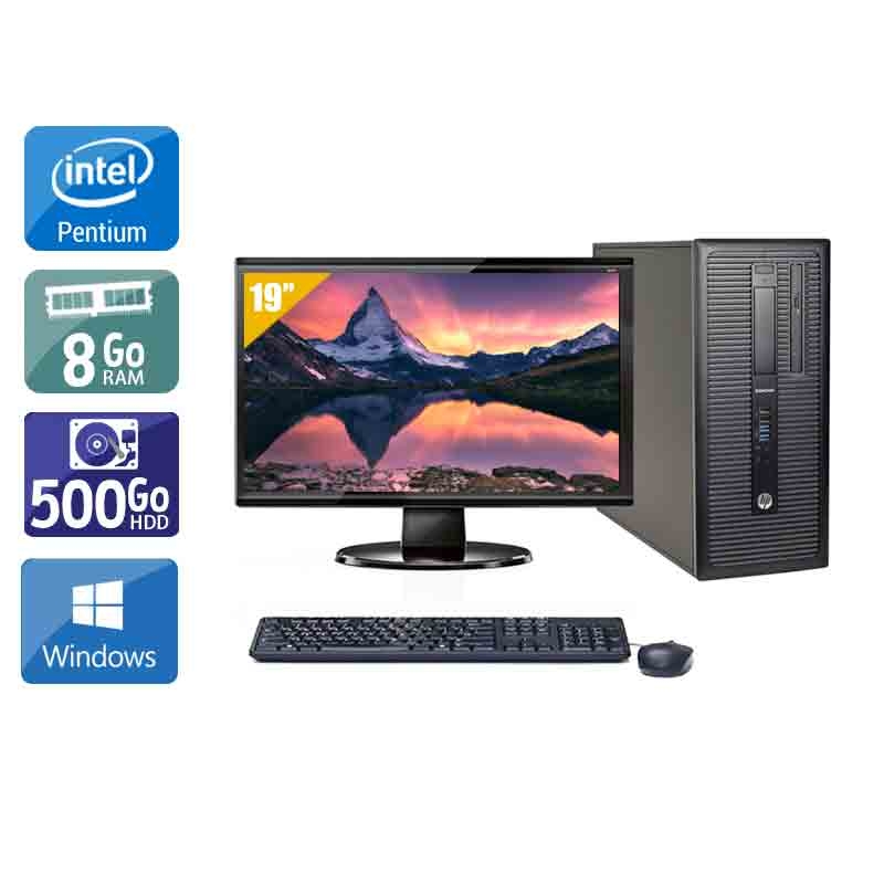 HP Compaq 280 G1 Tower Pentium G Dual Core + Écran - 19'' 8Go RAM 500Go HDD Windows 10  Bon étatOccasion certifiée reconditionnée Bon état -  reconditionné disponible sur Kiatoo