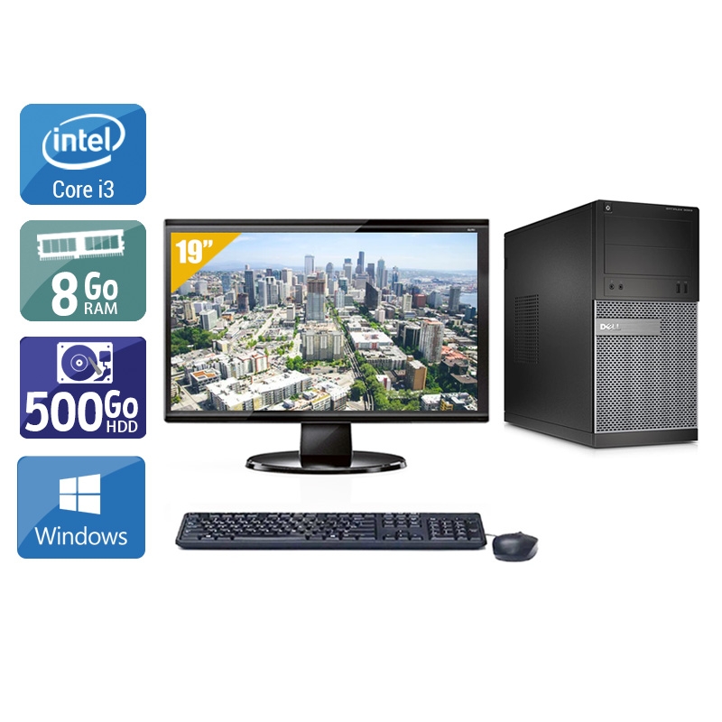 Acheter Dell Optiplex 390 Tower i3 + Écran - 19'' 8Go RAM 500Go HDD Windows 10 Bon étatOccasion certifiée reconditionnée Bon état - 224,17 € Dell Optiplex 390 Tower i3 + Écran - 19'' 8Go RAM 500Go HDD Windows 10 Bon étatOccasion certifiée reconditionnée Bon état - reconditionné disponible sur Kiatoo