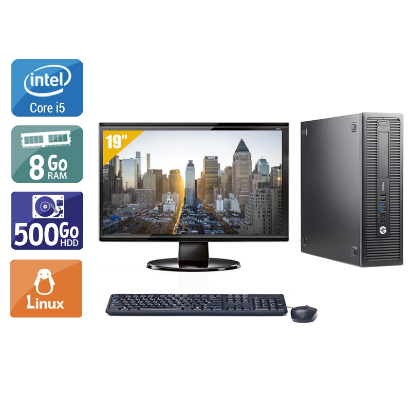 Acheter HP ProDesk 600 G1 SFF i5 + Écran - 19'' 8Go RAM 500Go HDD Linux Bon étatOccasion certifiée reconditionnée Bon état - 224,17 € HP ProDesk 600 G1 SFF i5 + Écran - 19'' 8Go RAM 500Go HDD Linux Bon étatOccasion certifiée reconditionnée Bon état - reconditionné disponible sur Kiatoo