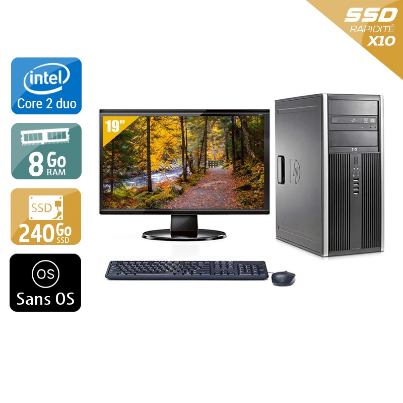 Acheter HP Compaq dc7900 Tower Core 2 Duo + Écran - 19'' 8Go RAM 240Go SSD Sans OS Bon étatOccasion certifiée reconditionnée Bon état - 224,17 € HP Compaq dc7900 Tower Core 2 Duo + Écran - 19'' 8Go RAM 240Go SSD Sans OS Bon étatOccasion certifiée reconditionnée Bon état - reconditionné disponible sur Kiatoo