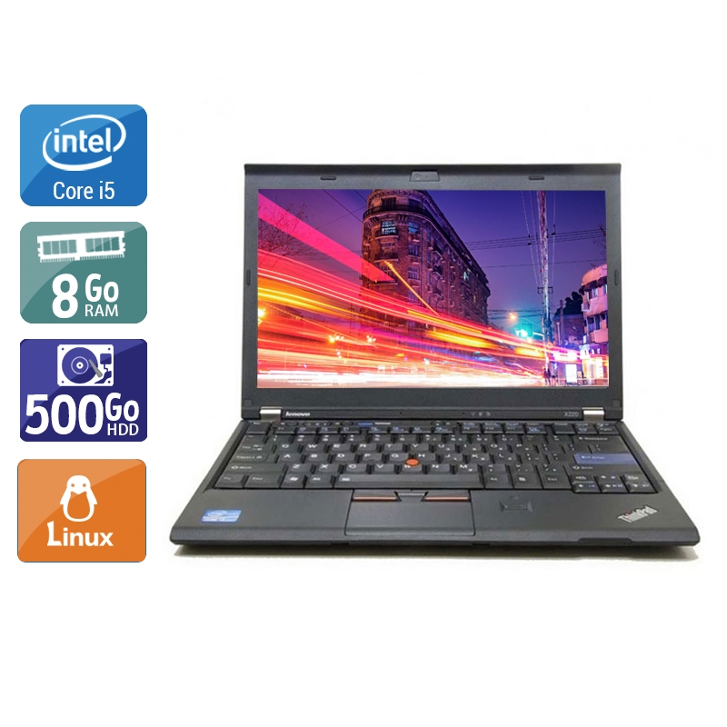 Acheter Lenovo ThinkPad X220 12,5'' i5 - 8Go RAM 500Go HDD Linux Bon étatOccasion certifiée reconditionnée Bon état - 190,83 € Lenovo ThinkPad X220 12,5'' i5 - 8Go RAM 500Go HDD Linux Bon étatOccasion certifiée reconditionnée Bon état - reconditionné disponible sur Kiatoo