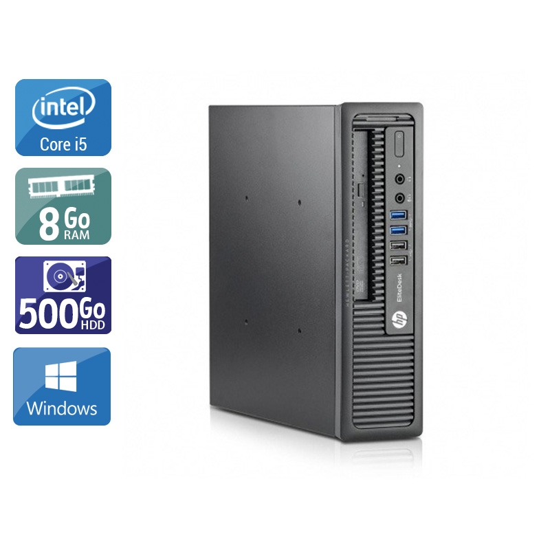 Acheter HP EliteDesk 800 G1 USDT i5 - 8Go RAM 500Go HDD Windows 10 État correctOccasion certifiée reconditionnée Bon état - 165,83 € HP EliteDesk 800 G1 USDT i5 - 8Go RAM 500Go HDD Windows 10 État correctOccasion certifiée reconditionnée Bon état - reconditionné disponible sur Kiatoo