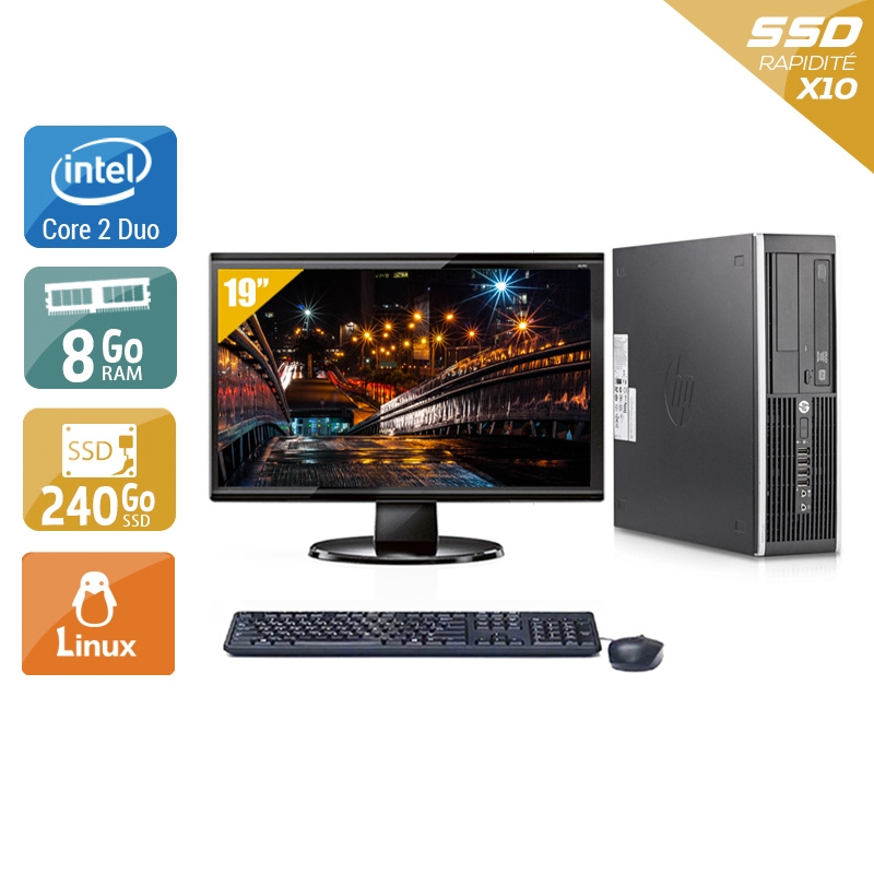 Acheter HP Compaq Elite 8200 SFF Core 2 Duo + Écran - 19'' 8Go RAM 240Go SSD Linux Bon étatOccasion certifiée reconditionnée Bon état - 224,17 € HP Compaq Elite 8200 SFF Core 2 Duo + Écran - 19'' 8Go RAM 240Go SSD Linux Bon étatOccasion certifiée reconditionnée Bon état - reconditionné disponible sur Kiatoo