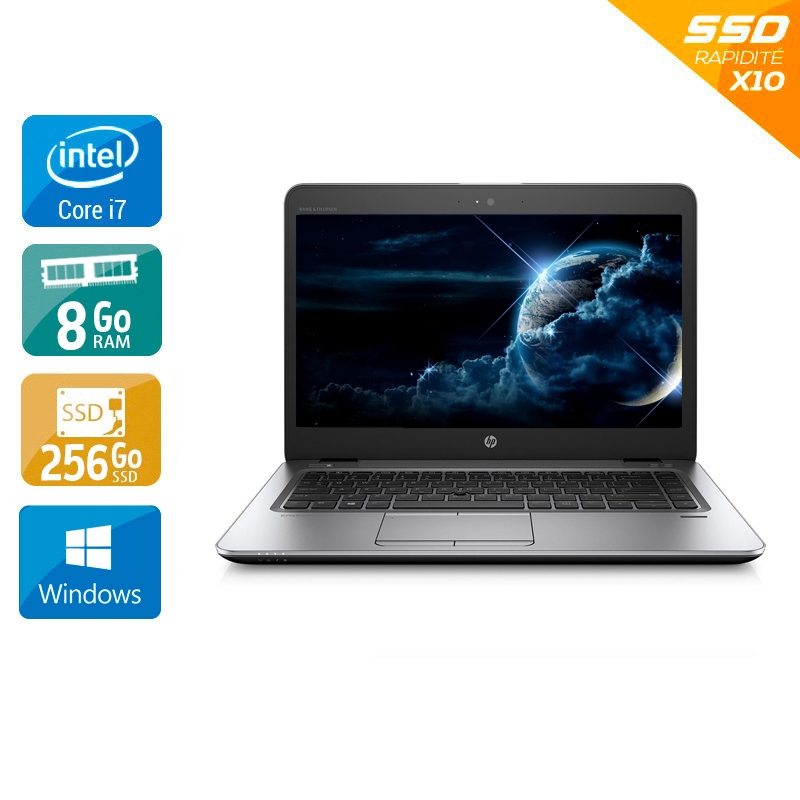 HP EliteBook 840 G3 14'' i7 Gen 6 - 8Go RAM 256Go SSD Windows 10  Bon étatOccasion certifiée reconditionnée Bon état -  reconditionné disponible sur Kiatoo