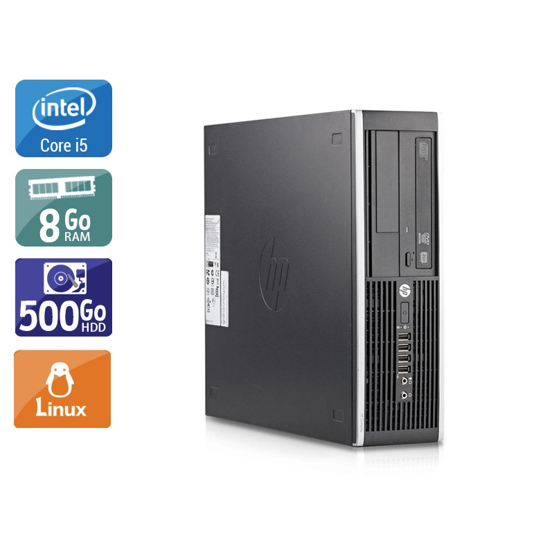 HP Compaq Elite 8200 SFF i5 - 8Go RAM 500Go HDD Linux  Bon étatOccasion certifiée reconditionnée Bon état -  reconditionné disponible sur Kiatoo