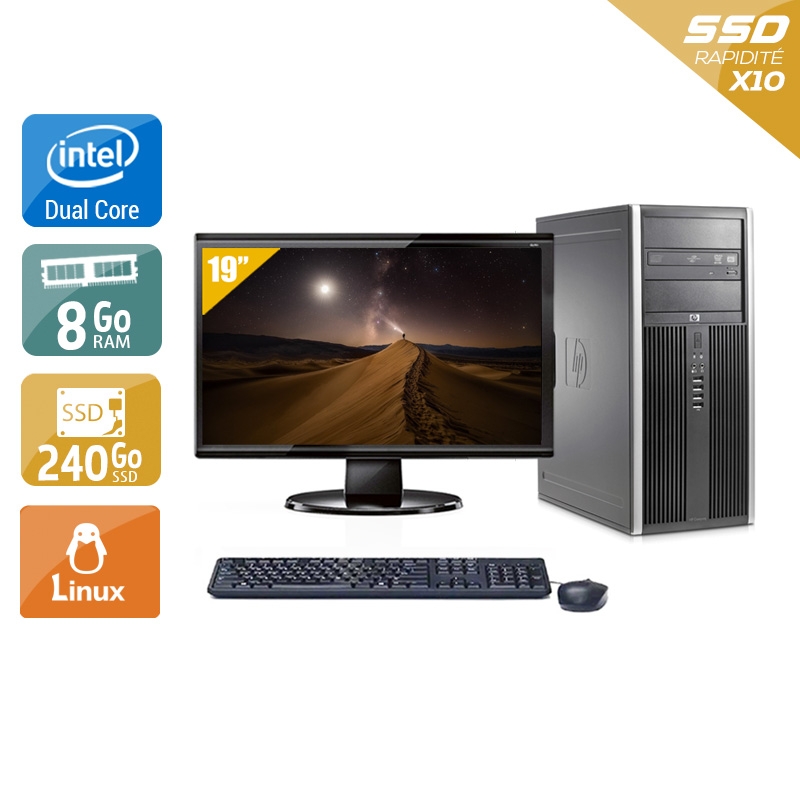 Acheter HP Compaq Elite 8000 Tower Dual Core + Écran - 19'' 8Go RAM 240Go SSD Linux Bon étatOccasion certifiée reconditionnée Bon état - 224,17 € HP Compaq Elite 8000 Tower Dual Core + Écran - 19'' 8Go RAM 240Go SSD Linux Bon étatOccasion certifiée reconditionnée Bon état - reconditionné disponible sur Kiatoo