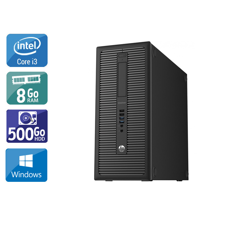 Acheter HP EliteDesk 800 G1 Tower i3 - 8Go RAM 500Go HDD Windows 10 Très bon étatOccasion certifiée reconditionnée Bon état - 249,17 € HP EliteDesk 800 G1 Tower i3 - 8Go RAM 500Go HDD Windows 10 Très bon étatOccasion certifiée reconditionnée Bon état - reconditionné disponible sur Kiatoo