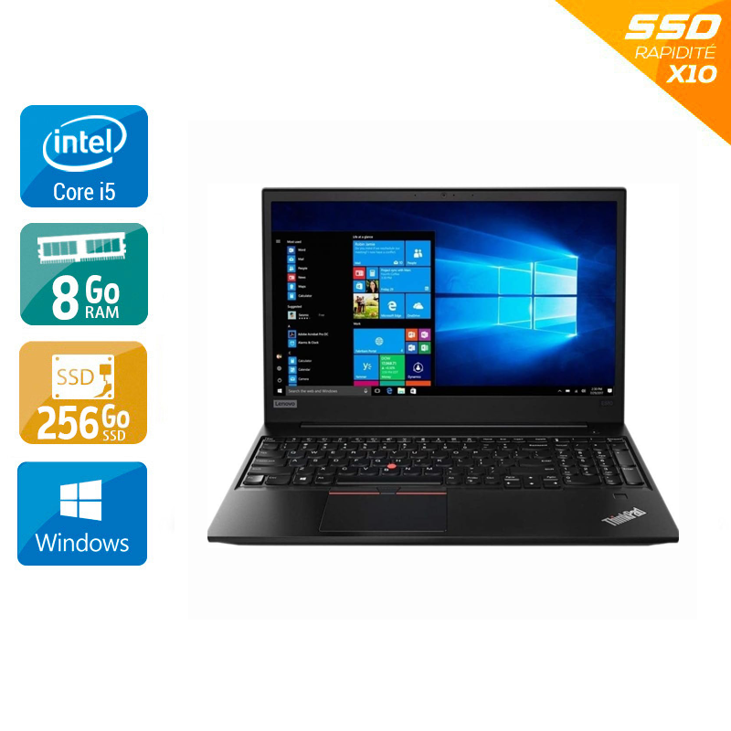 Lenovo ThinkPad T480s 14'' i5 Gen 8 - 8Go RAM 256Go SSD Windows 11  Très bon étatOccasion certifiée reconditionnée Bon état -  reconditionné disponible sur Kiatoo