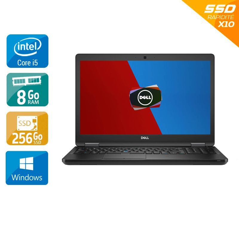 Dell Latitude 5590 15,6'' i5 Gen 8 - 8Go RAM 256Go SSD Windows 11 - Etat du Produit : État correct  État correctOccasion certifiée reconditionnée Bon état -  reconditionné disponible sur Kiatoo