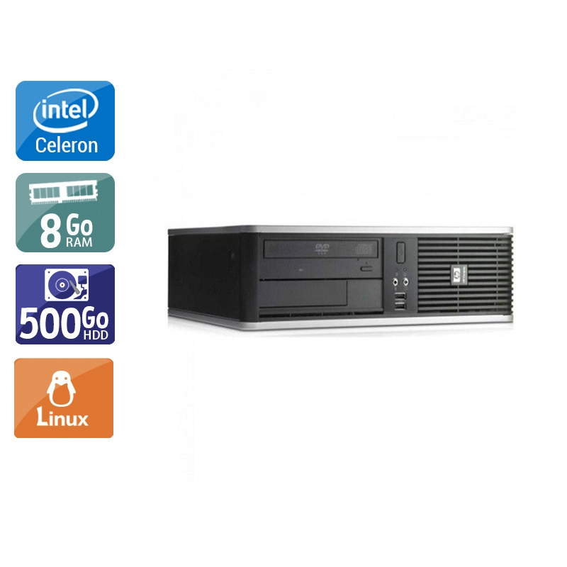 Acheter HP Compaq dc7800 SFF Celeron Dual Core - 8Go RAM 500Go HDD Linux Très bon étatOccasion certifiée reconditionnée Bon état - 232,50 € HP Compaq dc7800 SFF Celeron Dual Core - 8Go RAM 500Go HDD Linux Très bon étatOccasion certifiée reconditionnée Bon état - reconditionné disponible sur Kiatoo