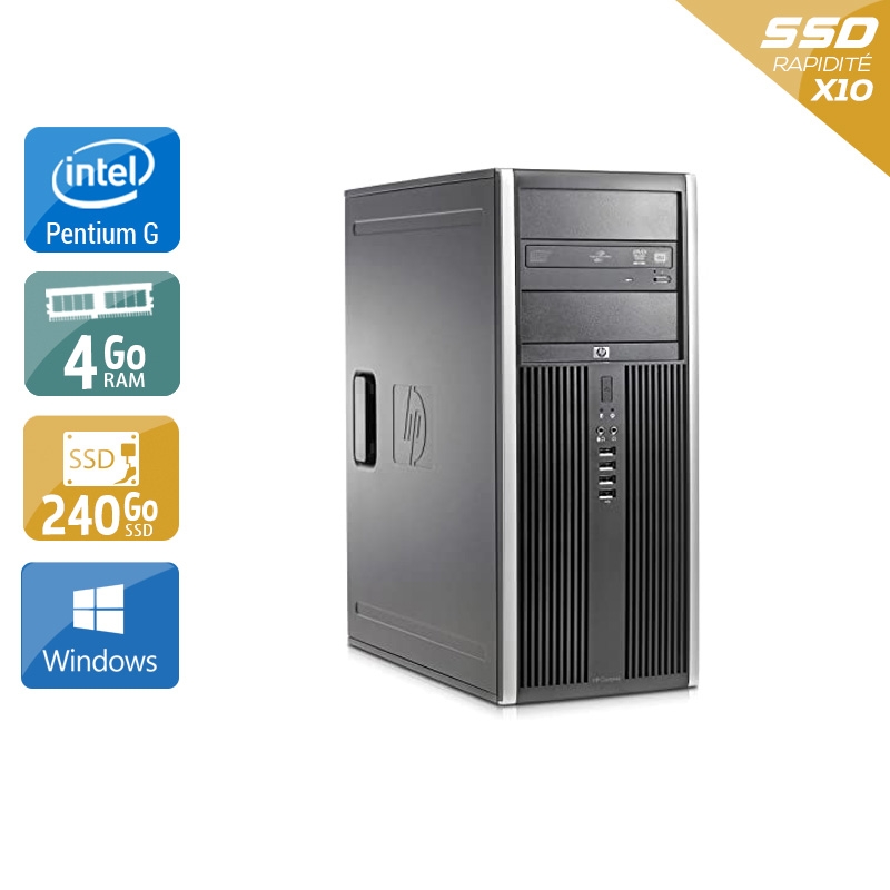 Acheter HP Compaq dc5700 Tower Pentium G Dual Core - 4Go RAM 240Go SSD Windows 10 Très bon étatOccasion certifiée reconditionnée Bon état - 232,50 € HP Compaq dc5700 Tower Pentium G Dual Core - 4Go RAM 240Go SSD Windows 10 Très bon étatOccasion certifiée reconditionnée Bon état - reconditionné disponible sur Kiatoo