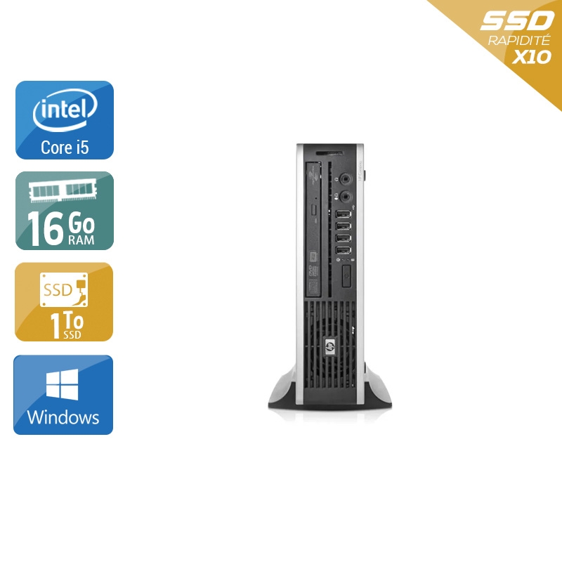 HP Compaq Elite 8300 USDT i5 - 16Go RAM 1To SSD Windows 10  Bon étatOccasion certifiée reconditionnée Bon état -  reconditionné disponible sur Kiatoo