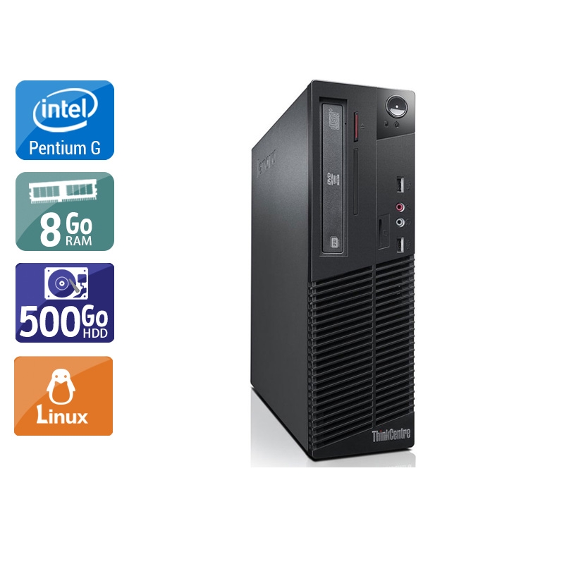 Acheter Lenovo ThinkCentre M81 SFF Pentium G Dual Core - 8Go RAM 500Go HDD Linux Très bon étatOccasion certifiée reconditionnée Bon état - 232,50 € Lenovo ThinkCentre M81 SFF Pentium G Dual Core - 8Go RAM 500Go HDD Linux Très bon étatOccasion certifiée reconditionnée Bon état - reconditionné disponible sur Kiatoo