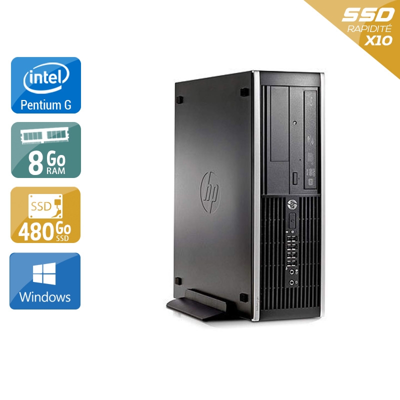 HP Compaq Pro 6300 SFF Pentium G Dual Core - 8Go RAM 480Go SSD Windows 10  État correctOccasion certifiée reconditionnée Bon état -  reconditionné disponible sur Kiatoo
