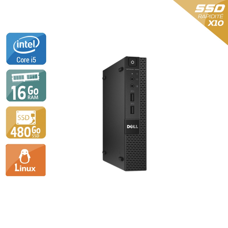 Acheter Dell Optiplex 9020M USDT i5 - 16Go RAM 480Go SSD Linux Bon étatOccasion certifiée reconditionnée Bon état - 265,83 € Dell Optiplex 9020M USDT i5 - 16Go RAM 480Go SSD Linux Bon étatOccasion certifiée reconditionnée Bon état - reconditionné disponible sur Kiatoo