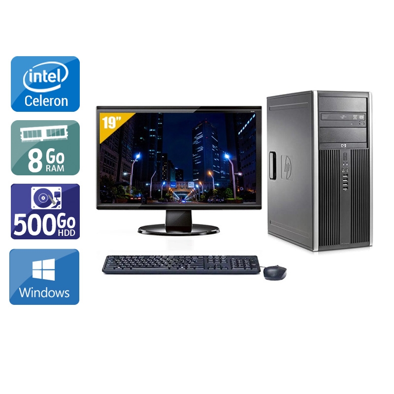 Acheter HP Compaq dc7800 Tower Celeron Dual Core + Écran - 19'' 8Go RAM 500Go HDD Windows 10 Très bon étatOccasion certifiée reconditionnée Bon état - 265,84 € HP Compaq dc7800 Tower Celeron Dual Core + Écran - 19'' 8Go RAM 500Go HDD Windows 10 Très bon étatOccasion certifiée reconditionnée Bon état - reconditionné disponible sur Kiatoo