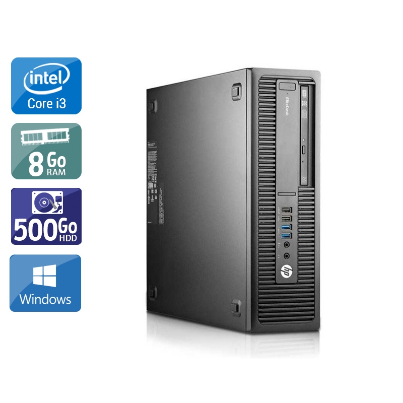 Acheter HP EliteDesk 800 G1 SFF i3 - 8Go RAM 500Go HDD Windows 10 Très bon étatOccasion certifiée reconditionnée Bon état - 232,50 € HP EliteDesk 800 G1 SFF i3 - 8Go RAM 500Go HDD Windows 10 Très bon étatOccasion certifiée reconditionnée Bon état - reconditionné disponible sur Kiatoo