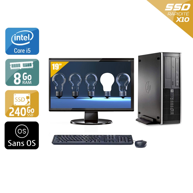 Acheter HP Compaq Pro 6300 SFF i5 + Écran - 19'' 8Go RAM 240Go SSD Sans OS Bon étatOccasion certifiée reconditionnée Bon état - 224,17 € HP Compaq Pro 6300 SFF i5 + Écran - 19'' 8Go RAM 240Go SSD Sans OS Bon étatOccasion certifiée reconditionnée Bon état - reconditionné disponible sur Kiatoo