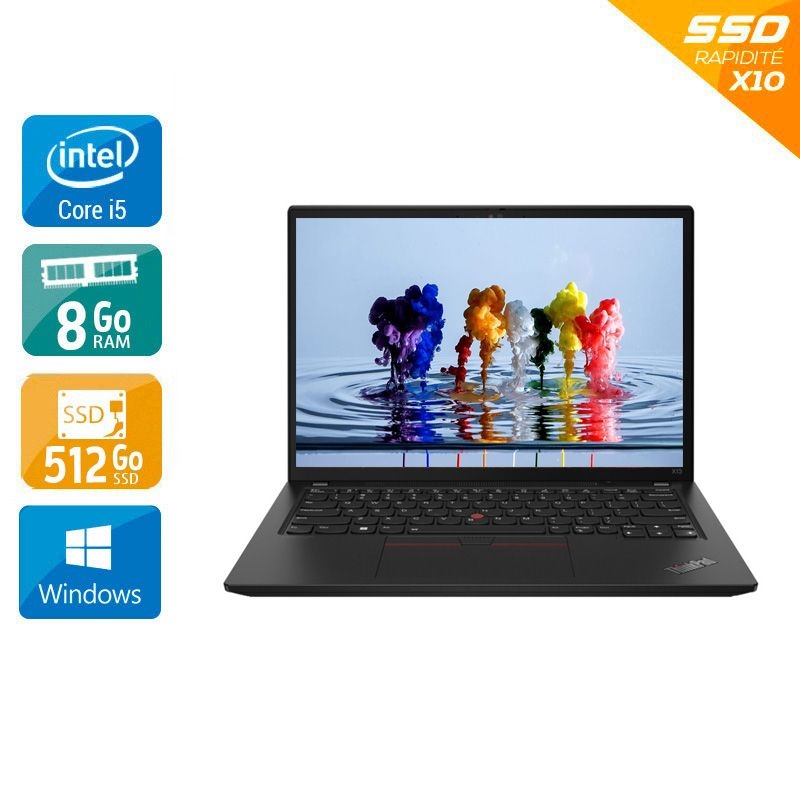 Acheter Lenovo Thinkpad X13 Gen 1 13,3'' i5 Gen 10 - 8Go RAM 512Go SSD Windows 11 État correctOccasion certifiée reconditionnée Bon état - 332,50 € Lenovo Thinkpad X13 Gen 1 13,3'' i5 Gen 10 - 8Go RAM 512Go SSD Windows 11 État correctOccasion certifiée reconditionnée Bon état - reconditionné disponible sur Kiatoo