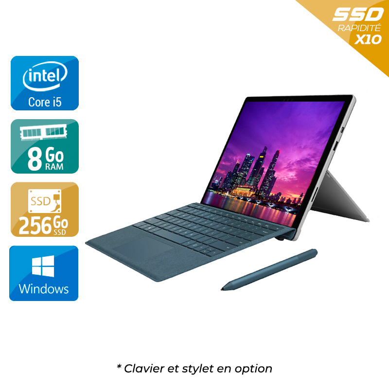 Acheter Microsoft Surface Pro 5 12,3'' (modèle 1796 _ 2017) i5 Gen 7 8Go RAM 256Go SSD Windows 10 État correctOccasion certifiée reconditionnée Bon état - 415,83 € Microsoft Surface Pro 5 12,3'' (modèle 1796 _ 2017) i5 Gen 7 8Go RAM 256Go SSD Windows 10 État correctOccasion certifiée reconditionnée Bon état - reconditionné disponible sur Kiatoo