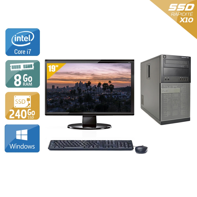 Acheter Dell Optiplex 9020 Tower i7 + Écran - 19'' 8Go RAM 240Go SSD Windows 10 Très bon étatOccasion certifiée reconditionnée Bon état - 265,84 € Dell Optiplex 9020 Tower i7 + Écran - 19'' 8Go RAM 240Go SSD Windows 10 Très bon étatOccasion certifiée reconditionnée Bon état - reconditionné disponible sur Kiatoo