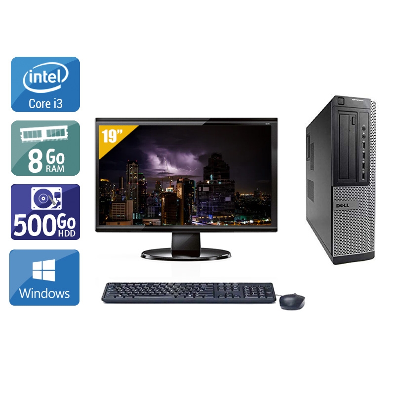 Acheter Dell Optiplex 990 Desktop i3 + Écran - 19'' 8Go RAM 500Go HDD Windows 10 Bon étatOccasion certifiée reconditionnée Bon état - 224,17 € Dell Optiplex 990 Desktop i3 + Écran - 19'' 8Go RAM 500Go HDD Windows 10 Bon étatOccasion certifiée reconditionnée Bon état - reconditionné disponible sur Kiatoo