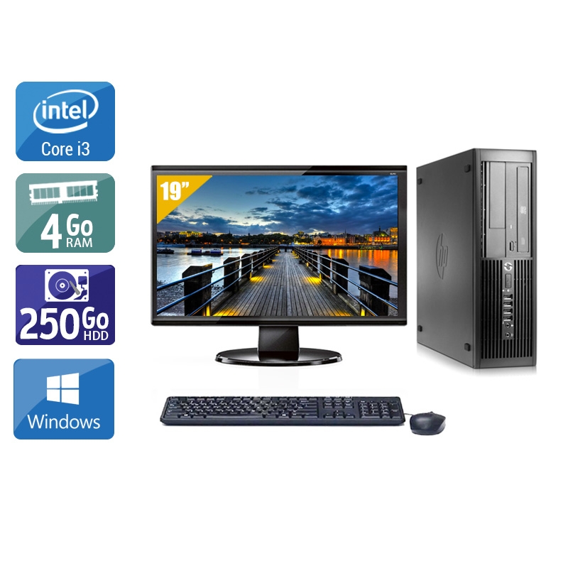 Acheter HP Compaq Pro 4300 SFF i3 + Écran - 19'' 4Go RAM 250Go HDD Windows 10 Bon étatOccasion certifiée reconditionnée Bon état - 224,17 € HP Compaq Pro 4300 SFF i3 + Écran - 19'' 4Go RAM 250Go HDD Windows 10 Bon étatOccasion certifiée reconditionnée Bon état - reconditionné disponible sur Kiatoo