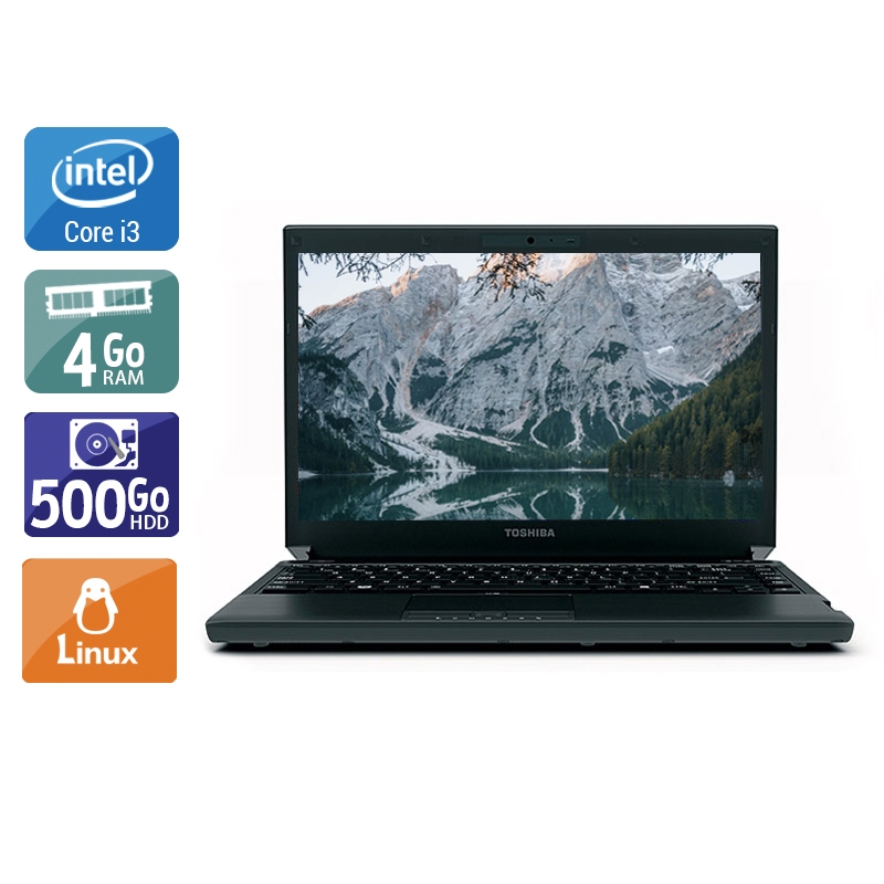 Toshiba Portégé R700 13,3'' i3 - 4Go RAM 500Go HDD Linux  État correctOccasion certifiée reconditionnée Bon état -  reconditionné disponible sur Kiatoo