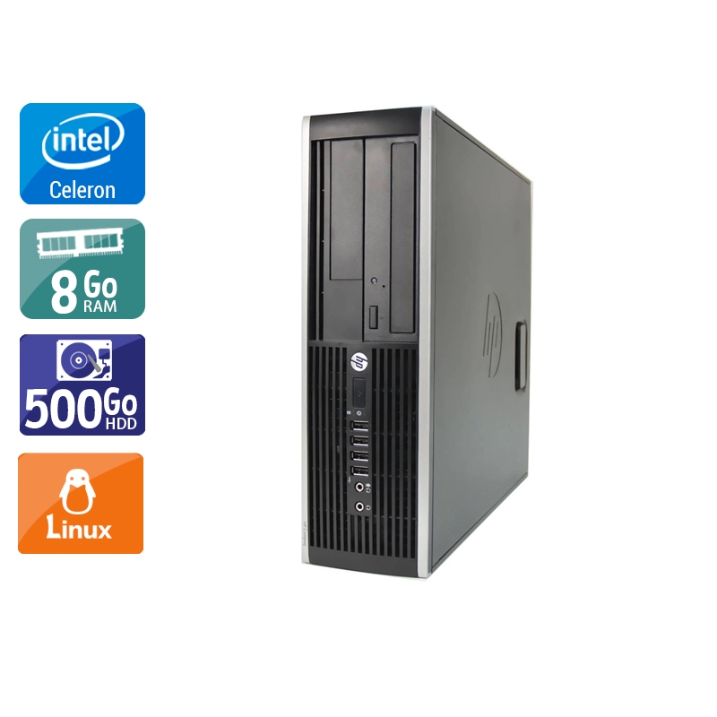 HP Compaq Pro 6200 SFF Celeron Dual Core - 8Go RAM 500Go HDD Linux  Bon étatOccasion certifiée reconditionnée Bon état -  reconditionné disponible sur Kiatoo