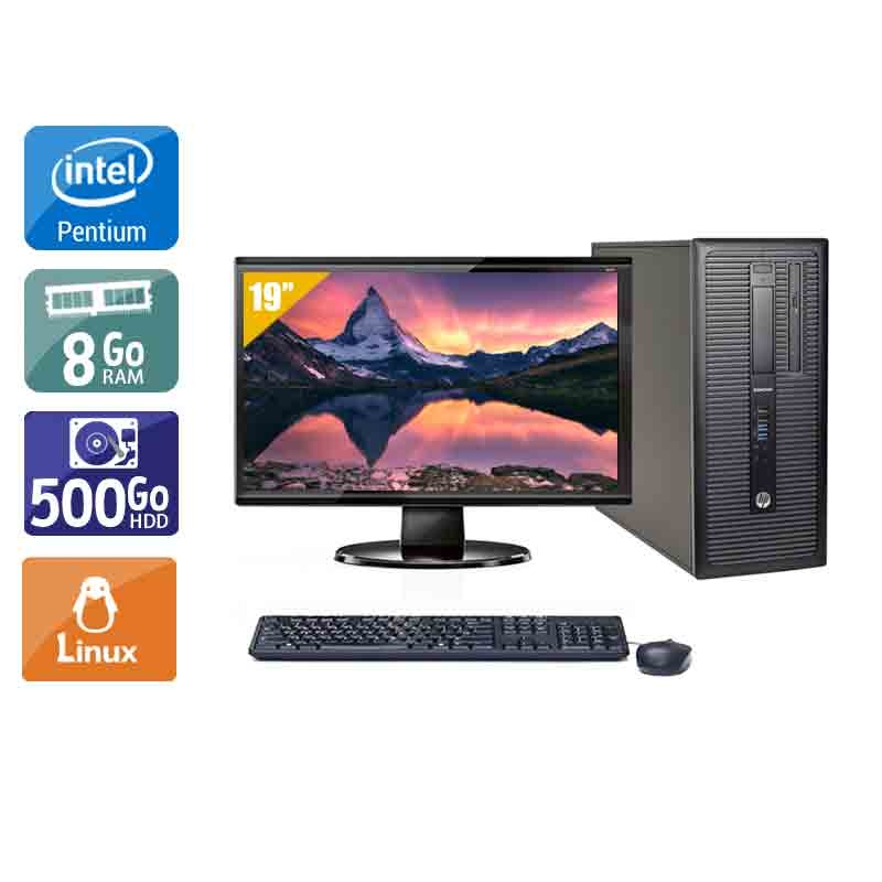 HP Compaq 280 G1 Tower Pentium G Dual Core + Écran - 19'' 8Go RAM 500Go HDD Linux  Bon étatOccasion certifiée reconditionnée Bon état -  reconditionné disponible sur Kiatoo