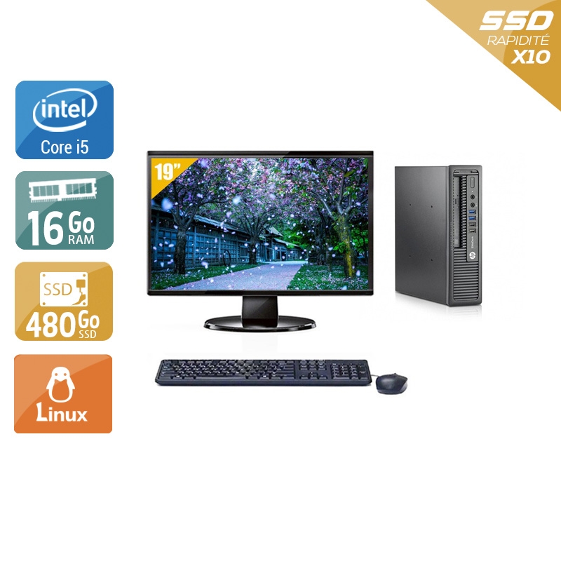Acheter HP EliteDesk 800 G1 USDT i5 + Écran - 19'' 16Go RAM 480Go SSD Linux Bon étatOccasion certifiée reconditionnée Bon état - 299,17 € HP EliteDesk 800 G1 USDT i5 + Écran - 19'' 16Go RAM 480Go SSD Linux Bon étatOccasion certifiée reconditionnée Bon état - reconditionné disponible sur Kiatoo