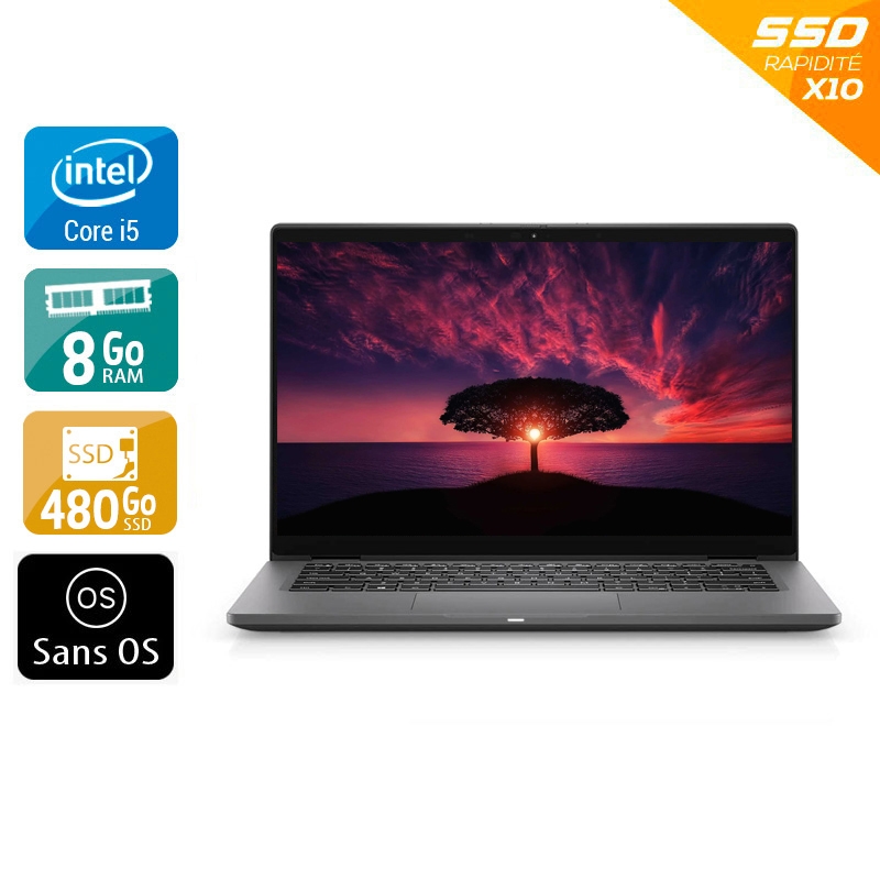Dell Latitude 7310 13,3'' i5 Gen 10 - 8Go RAM 480Go SSD Sans OS  État correctOccasion certifiée reconditionnée Bon état -  reconditionné disponible sur Kiatoo