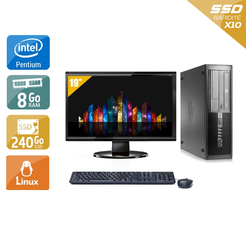 Acheter HP Compaq Pro 4300 SFF Pentium G Dual Core + Écran - 19'' 8Go RAM 240Go SSD Linux Très bon étatOccasion certifiée reconditionnée Bon état - 332,50 € HP Compaq Pro 4300 SFF Pentium G Dual Core + Écran - 19'' 8Go RAM 240Go SSD Linux Très bon étatOccasion certifiée reconditionnée Bon état - reconditionné disponible sur Kiatoo