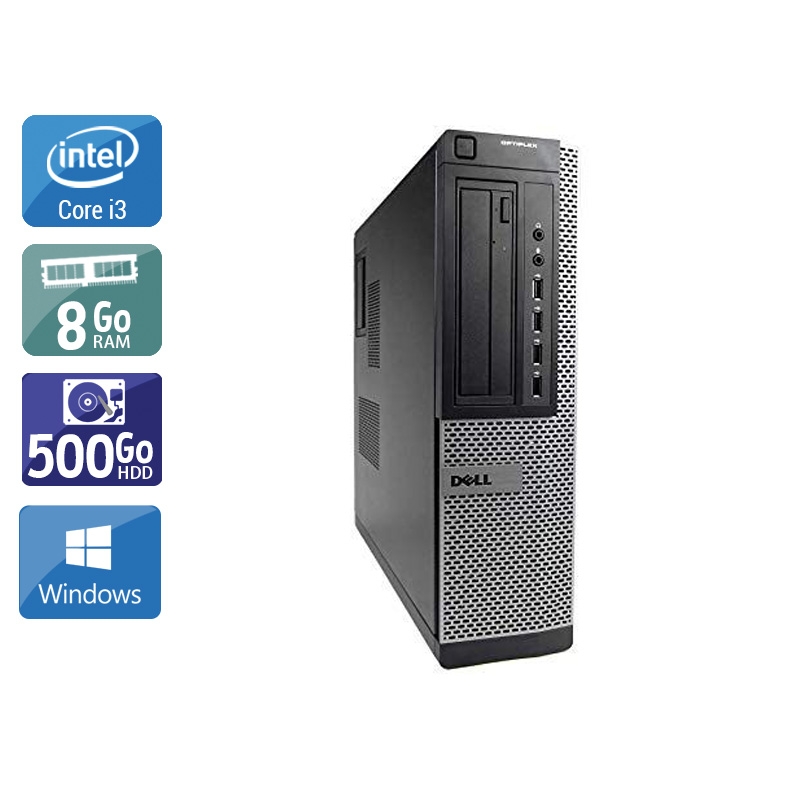Dell Optiplex 7010 Desktop i3 - 8Go RAM 500Go HDD Windows 10  Bon étatOccasion certifiée reconditionnée Bon état -  reconditionné disponible sur Kiatoo