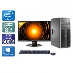HP Compaq Elite 8100 Tower Pentium G Dual Core + Écran - 19'' 8Go RAM 500Go HDD Windows 10 Bon état -  reconditionné disponible sur Kiatoo
