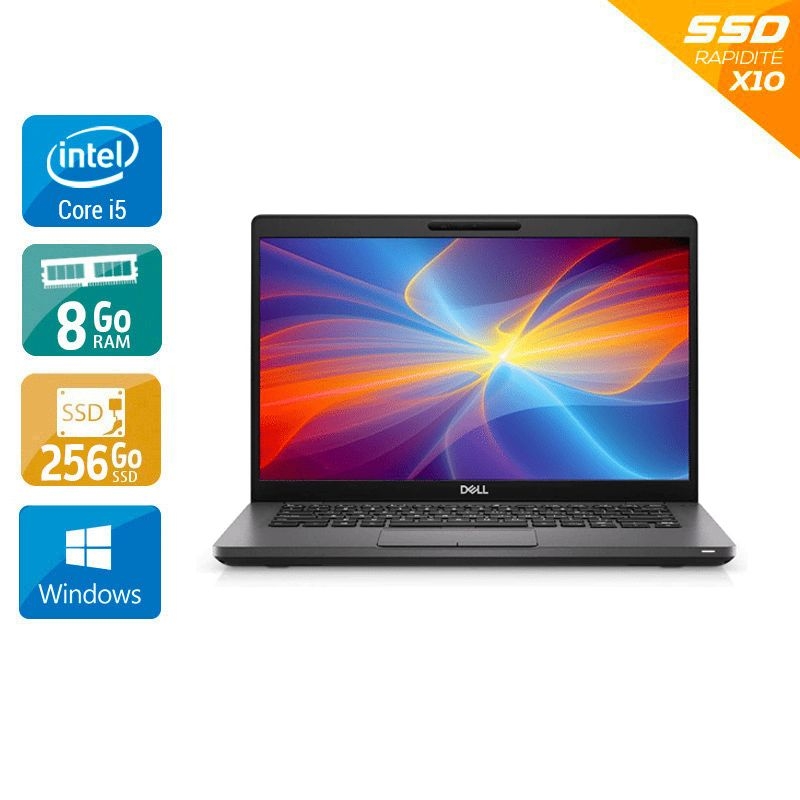 Dell Latitude 5400 14'' i5 Gen 8 - 8Go RAM 256Go SSD Windows 11 - Etat du Produit : État correct  État correctOccasion certifiée reconditionnée Bon état -  reconditionné disponible sur Kiatoo