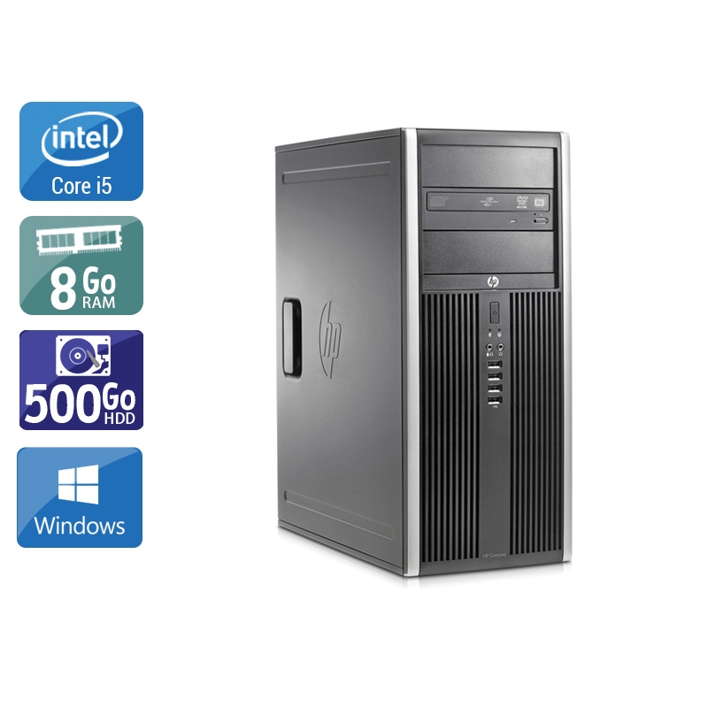 HP Compaq Elite 8200 Tower i5 - 8Go RAM 500Go HDD Windows 10  État correctOccasion certifiée reconditionnée Bon état -  reconditionné disponible sur Kiatoo