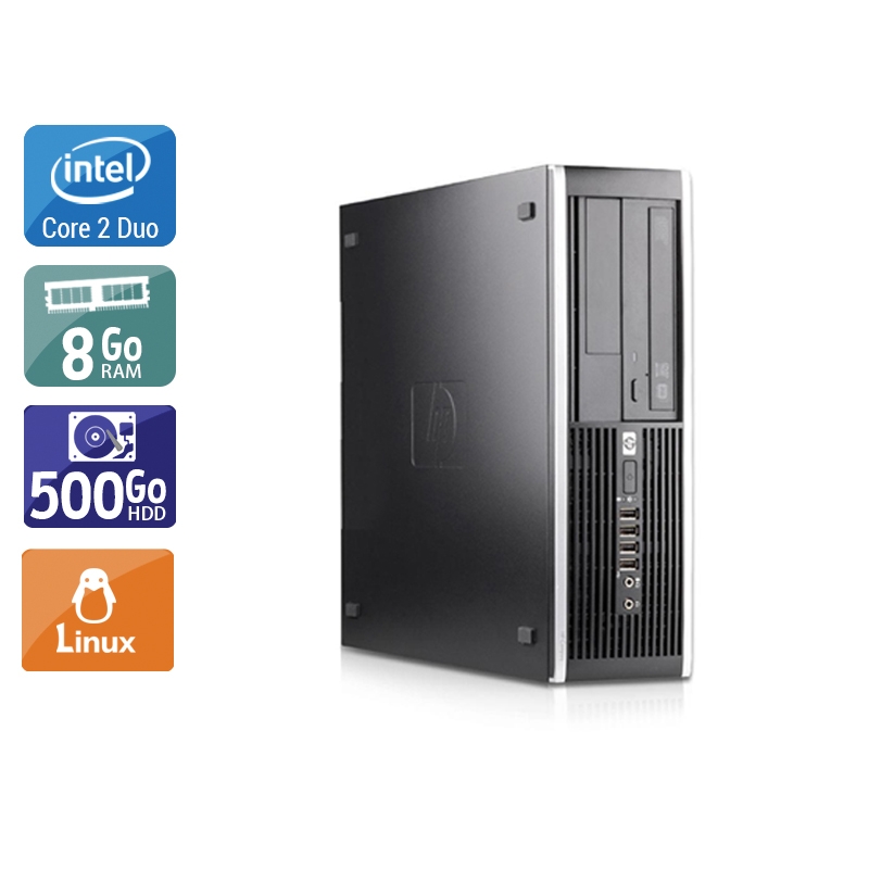 HP Compaq Pro 6000 SFF Core 2 Duo - 8Go RAM 500Go HDD Linux  Bon étatOccasion certifiée reconditionnée Bon état -  reconditionné disponible sur Kiatoo