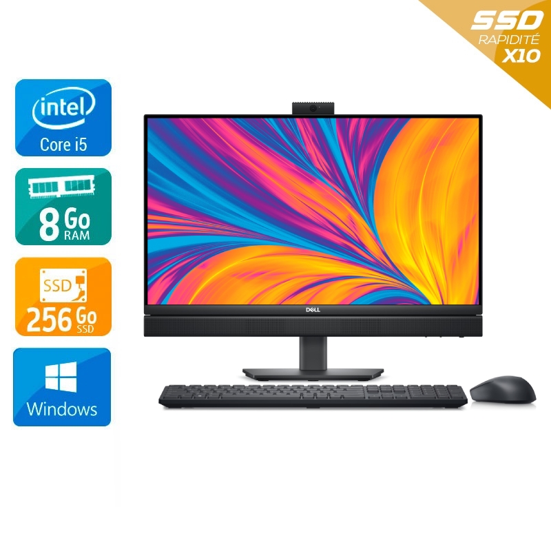 Dell OptiPlex 7420 (35W) AIO i5 23.8'' 8Go RAM 256Go SSD Windows 11 Pro NEUF - Etat du Produit : ⭐ Premium - Garantie 3 ans incluse ⭐ Premium - Garantie 3 ans incluse Bon état -  reconditionné disponible sur Kiatoo