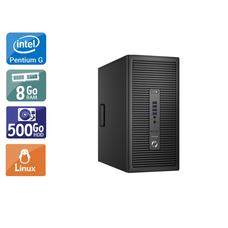 Acheter HP ProDesk 600 G2 Tower Pentium G Dual Core Gen 6 - 8Go RAM 500Go HDD Linux Bon étatOccasion certifiée reconditionnée Bon état - 190,83 € HP ProDesk 600 G2 Tower Pentium G Dual Core Gen 6 - 8Go RAM 500Go HDD Linux Bon étatOccasion certifiée reconditionnée Bon état - reconditionné disponible sur Kiatoo