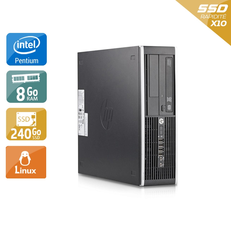 Acheter HP Compaq Elite 8200 SFF Pentium G Dual Core - 8Go RAM 240Go SSD Linux État correctOccasion certifiée reconditionnée Bon état - 165,83 € HP Compaq Elite 8200 SFF Pentium G Dual Core - 8Go RAM 240Go SSD Linux État correctOccasion certifiée reconditionnée Bon état - reconditionné disponible sur Kiatoo
