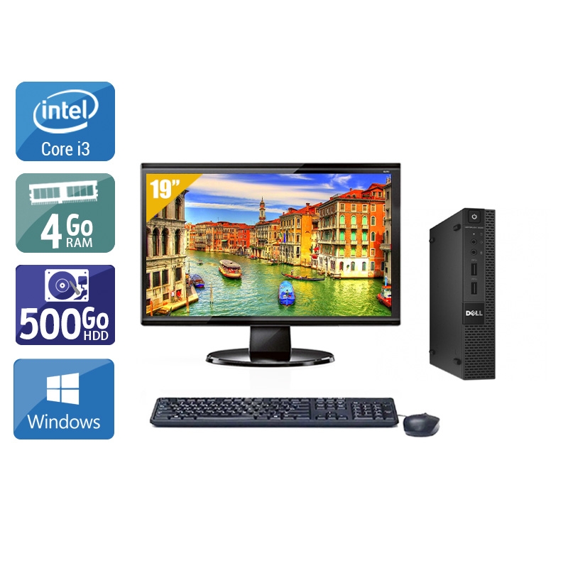 Acheter Dell Optiplex 3020M Micro i3 + Écran - 19'' 4Go RAM 500Go HDD Windows 10 Bon étatOccasion certifiée reconditionnée Bon état - 224,17 € Dell Optiplex 3020M Micro i3 + Écran - 19'' 4Go RAM 500Go HDD Windows 10 Bon étatOccasion certifiée reconditionnée Bon état - reconditionné disponible sur Kiatoo