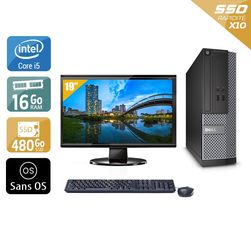 Acheter Dell Optiplex 3020 SFF i5 + Écran - 19'' 16Go RAM 480Go SSD Sans OS Très bon étatOccasion certifiée reconditionnée Bon état - 340,84 € Dell Optiplex 3020 SFF i5 + Écran - 19'' 16Go RAM 480Go SSD Sans OS Très bon étatOccasion certifiée reconditionnée Bon état - reconditionné disponible sur Kiatoo