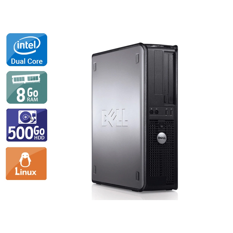 Dell Optiplex 780 Desktop Dual Core - 8Go RAM 500Go HDD Linux  Bon étatOccasion certifiée reconditionnée Bon état -  reconditionné disponible sur Kiatoo