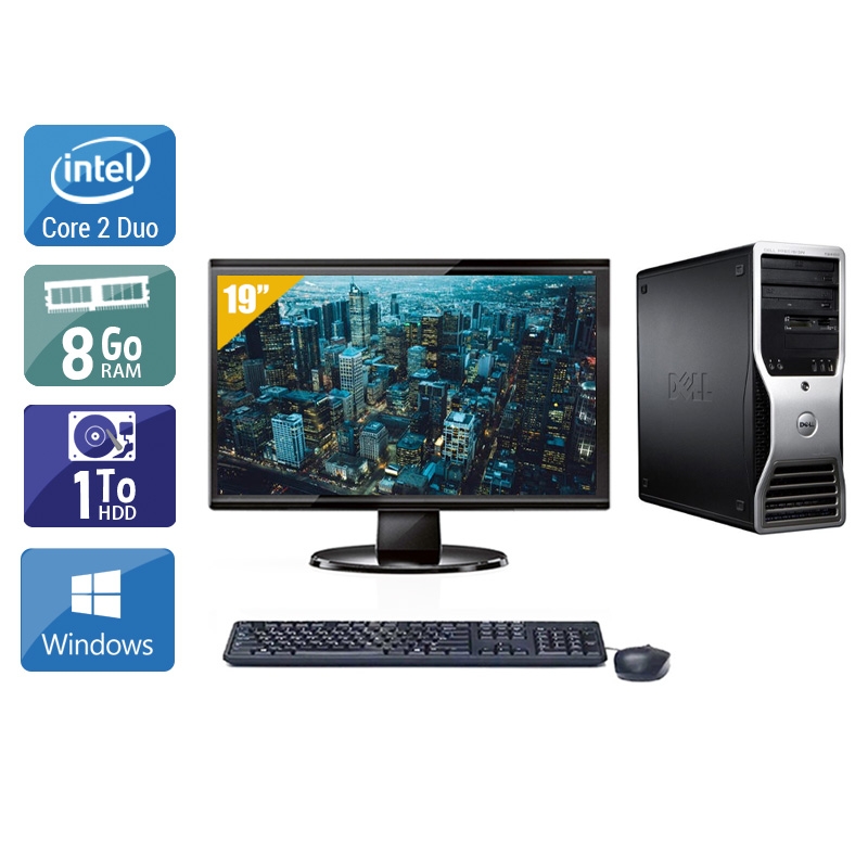 Acheter Dell Precision T3400 Tower Core 2 Duo + Écran - 19'' 8Go RAM 1To HDD Windows 10 Bon étatOccasion certifiée reconditionnée Bon état - 240,83 € Dell Precision T3400 Tower Core 2 Duo + Écran - 19'' 8Go RAM 1To HDD Windows 10 Bon étatOccasion certifiée reconditionnée Bon état - reconditionné disponible sur Kiatoo