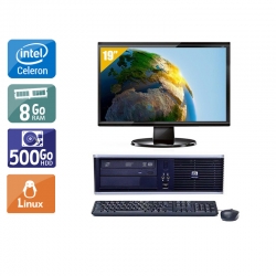 HP Compaq dc7800 SFF Celeron Dual Core + Écran - 19'' 8Go RAM 500Go HDD Linux Bon état -  reconditionné disponible sur Kiatoo