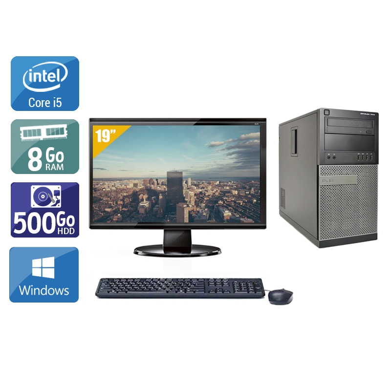 Acheter Dell Optiplex 7010 Tower i5 + Écran - 19'' 8Go RAM 500Go HDD Windows 10 Très bon étatOccasion certifiée reconditionnée Bon état - 265,84 € Dell Optiplex 7010 Tower i5 + Écran - 19'' 8Go RAM 500Go HDD Windows 10 Très bon étatOccasion certifiée reconditionnée Bon état - reconditionné disponible sur Kiatoo
