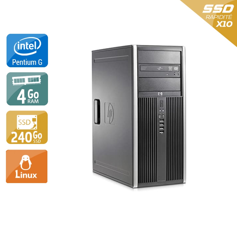 Acheter HP Compaq dc5700 Tower Pentium G Dual Core - 4Go RAM 240Go SSD Linux Bon étatOccasion certifiée reconditionnée Bon état - 190,83 € HP Compaq dc5700 Tower Pentium G Dual Core - 4Go RAM 240Go SSD Linux Bon étatOccasion certifiée reconditionnée Bon état - reconditionné disponible sur Kiatoo