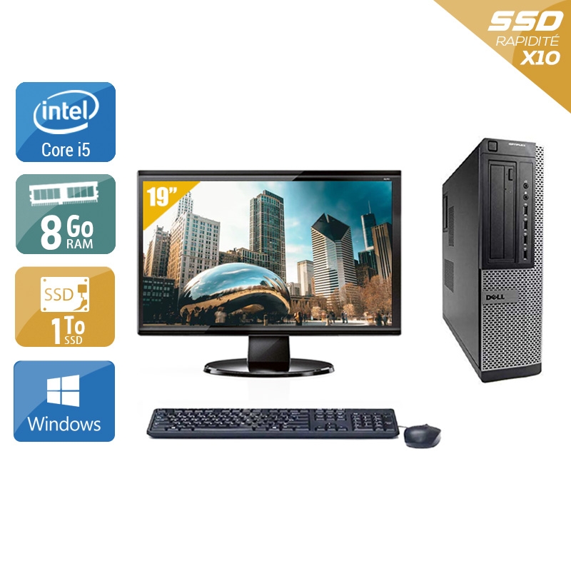 Acheter Dell Optiplex 7010 Desktop i5 + Écran - 19'' 8Go RAM 1To SSD Windows 10 État correctOccasion certifiée reconditionnée Bon état - 282,50 € Dell Optiplex 7010 Desktop i5 + Écran - 19'' 8Go RAM 1To SSD Windows 10 État correctOccasion certifiée reconditionnée Bon état - reconditionné disponible sur Kiatoo